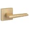 Sure-Loc Hardware Sure-Loc Hardware Basel Square Passage Lever, Satin Brass BS101-SQ SB - alternate 1